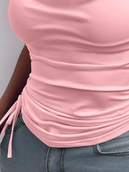 Trendsi Side Drawstring Ruched Cami