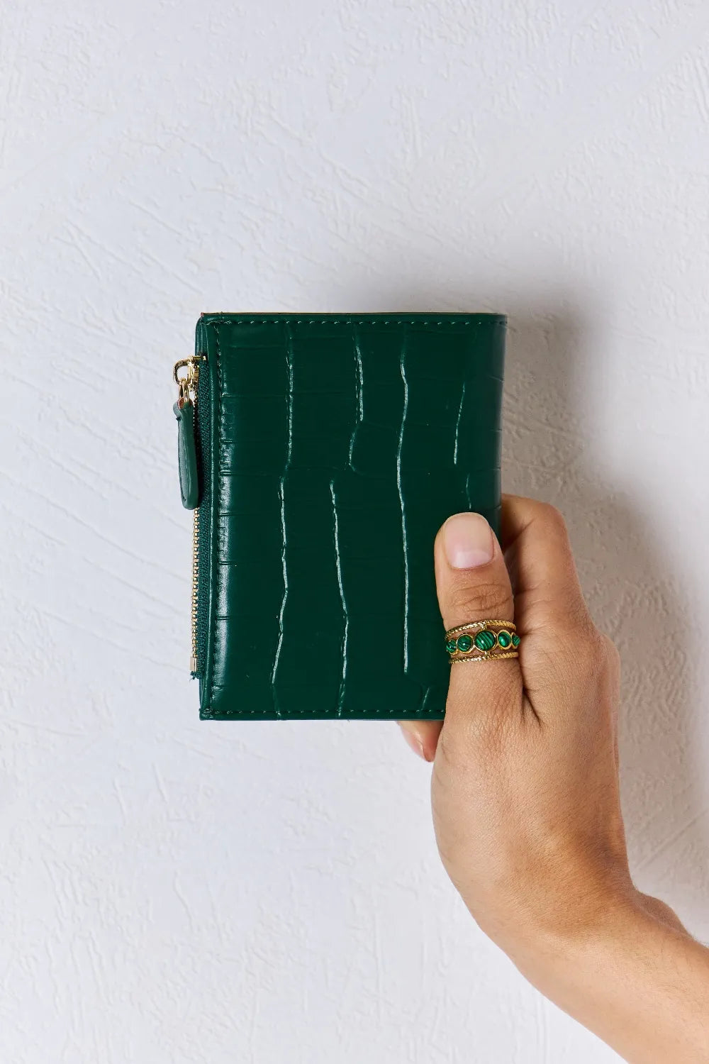 David Jones Texture PU Leather Mini Wallet Easy Apparels