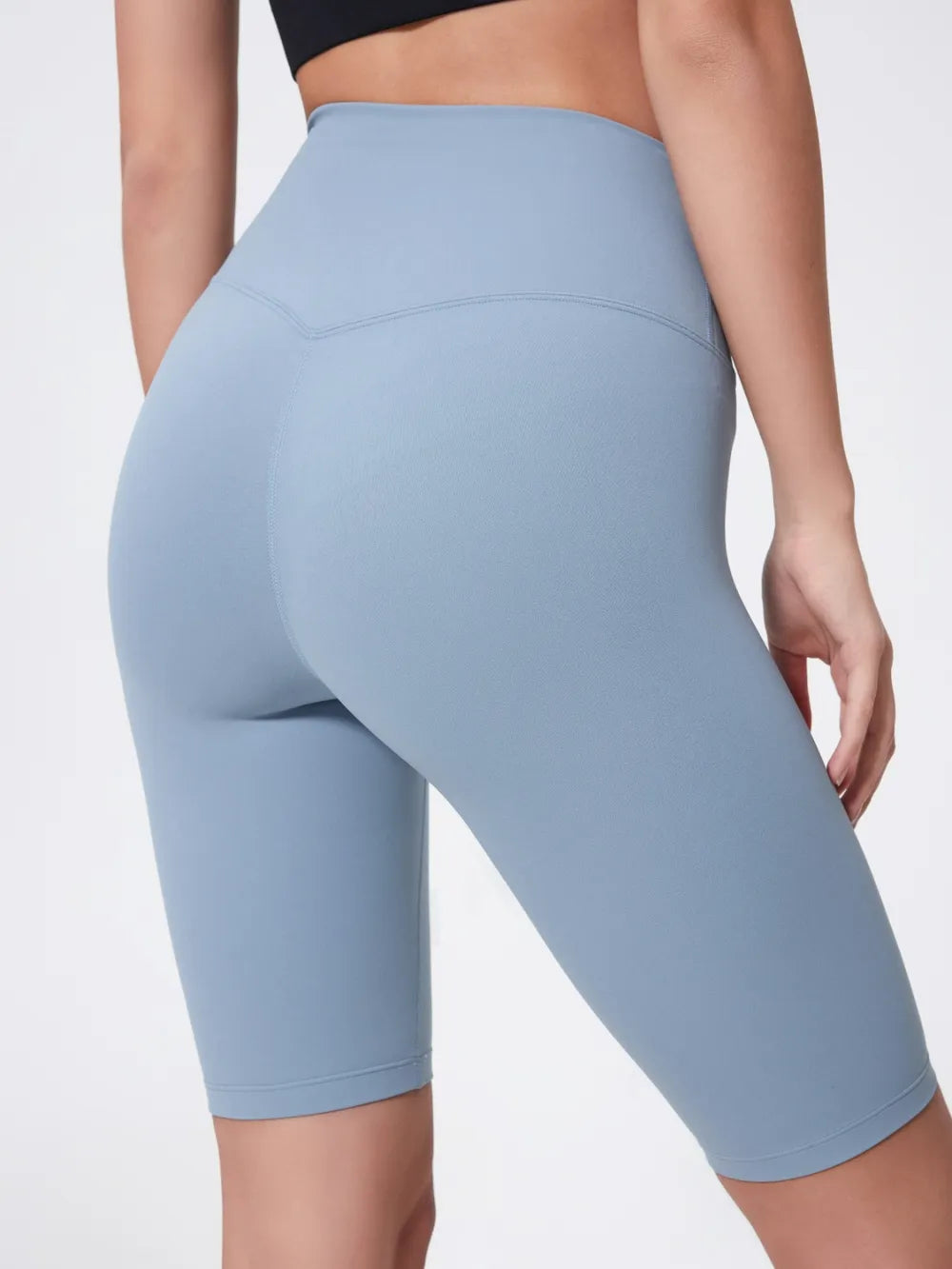 Millennia High Rise Wide Waistband Active Shorts Easy Apparels
