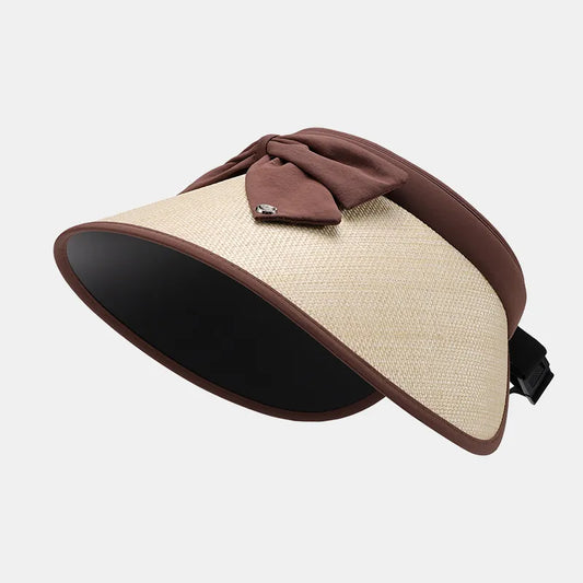 Polyester Adjustable Sun Hat Brown One Size Easy Apparels