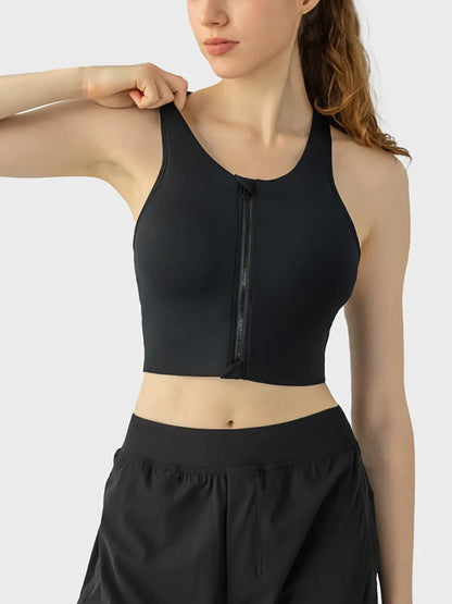 Millennia Wide Strap Sport Bra Black Easy Apparels