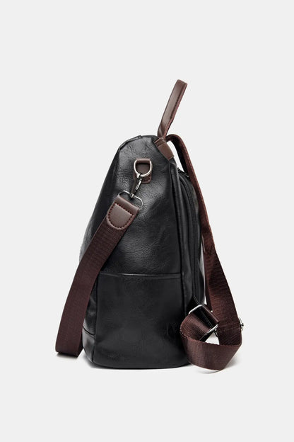 PU Leather Large Backpack Bag Easy Apparels