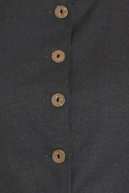 Zenana Linen Button Down Vest Easy Apparels