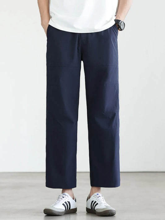 Men's Plus Size Loose Fit Pants Blue Easy Apparels