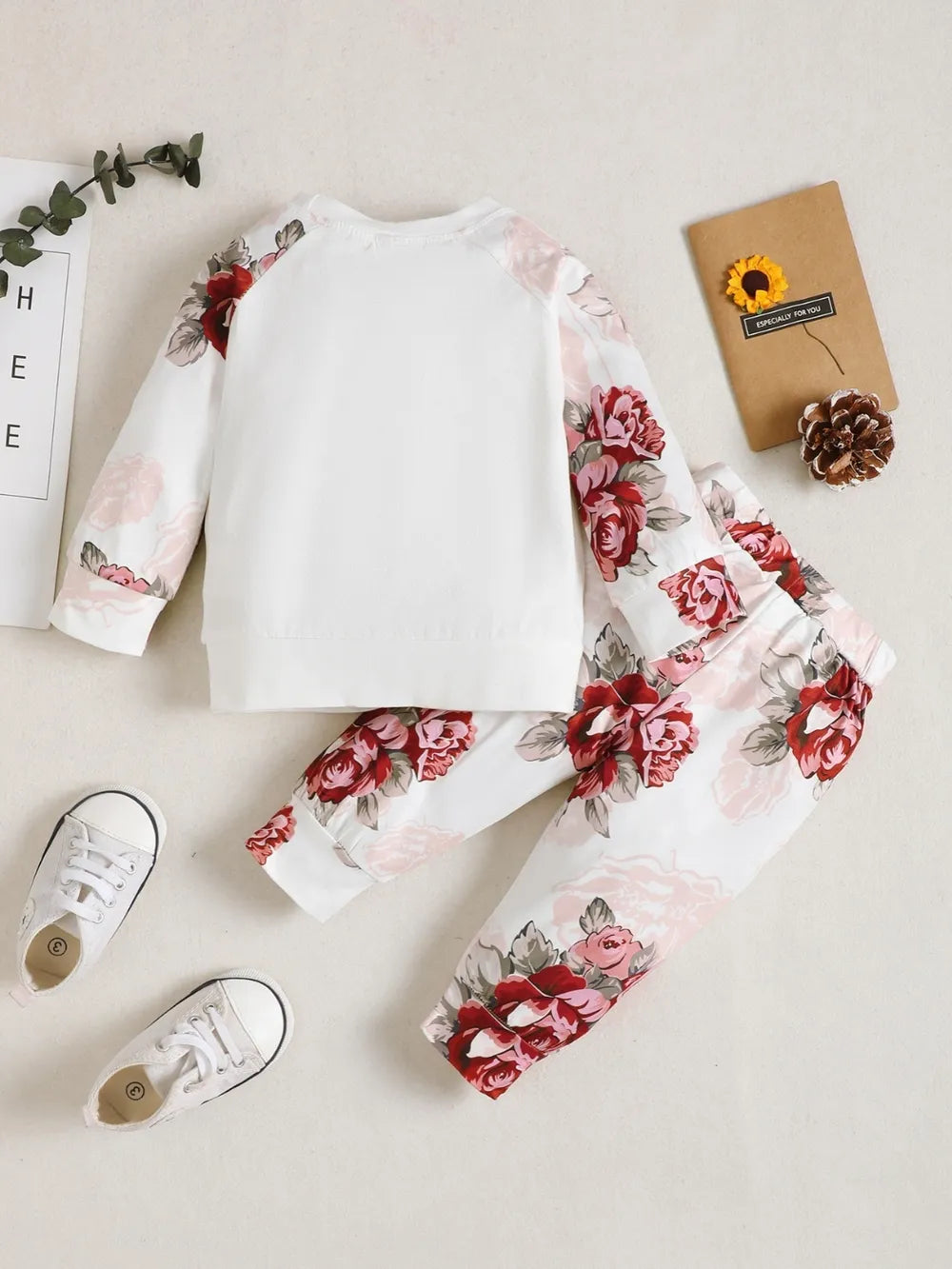 Children's Floral Top and Pants Set Easy Apparels