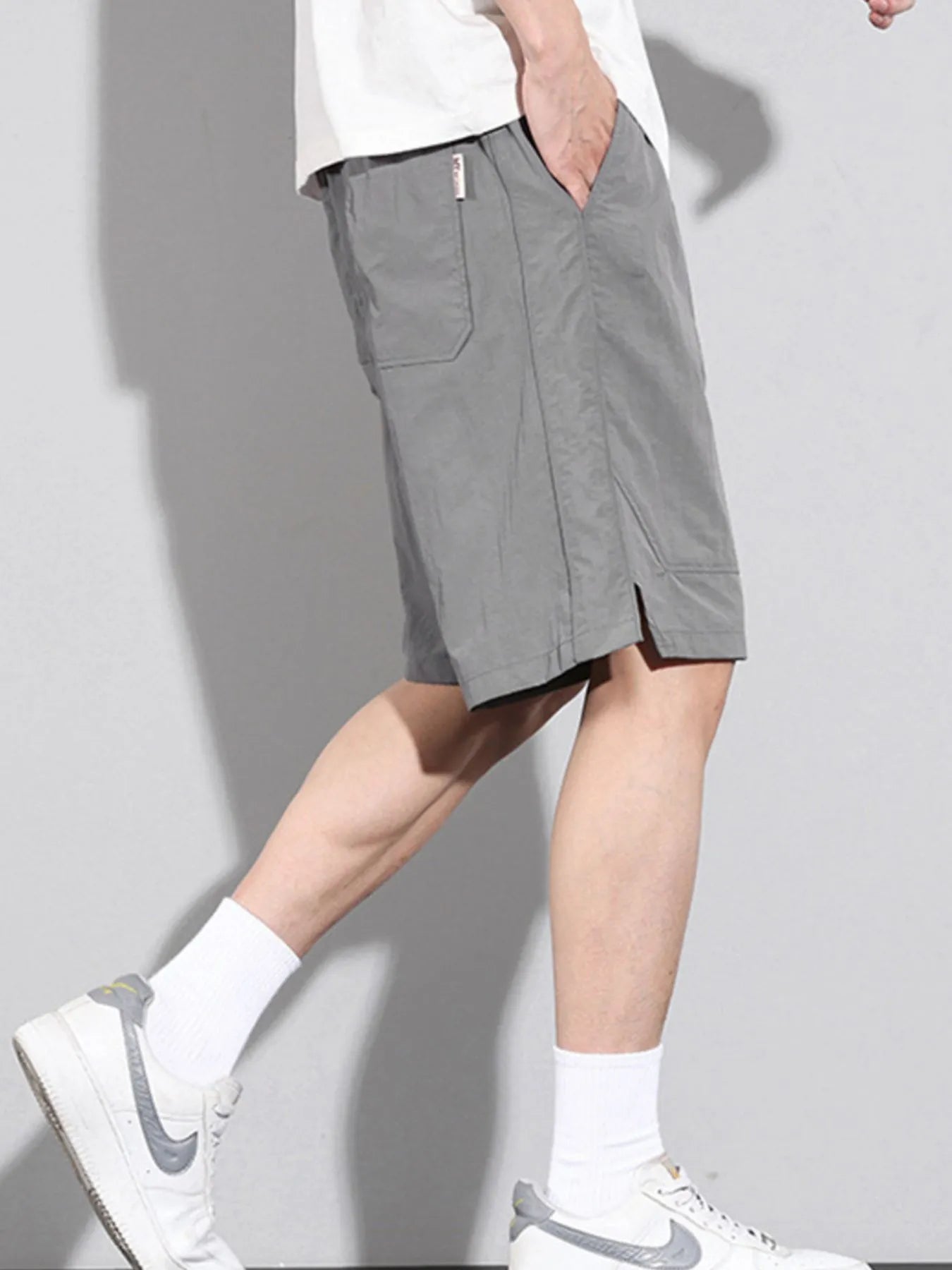Men's Plus Size Drawstring Basketball Shorts with Side Pockets Easy Apparels