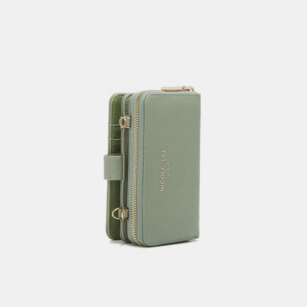 Nicole Lee USA 2 Piece Phone Case Crossbody Wallet Easy Apparels