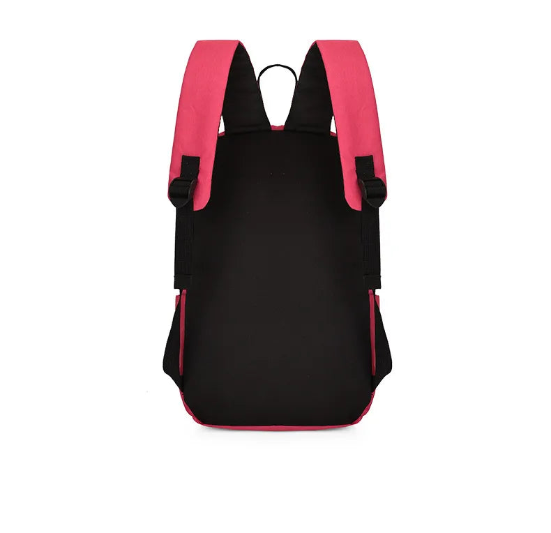 Solid Color Nylon Backpack Bag Easy Apparels
