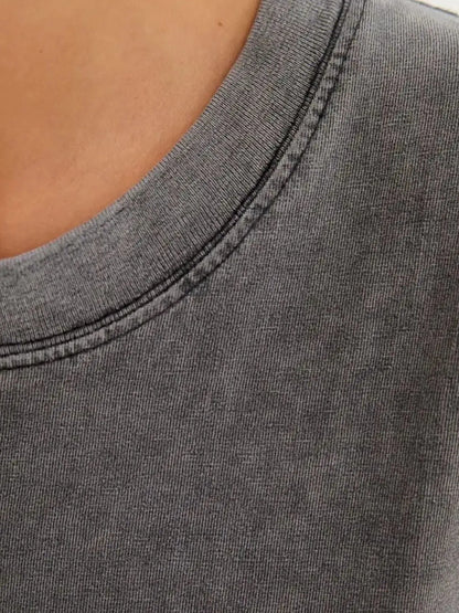 Trendsi Round Neck Short Sleeve T-Shirt