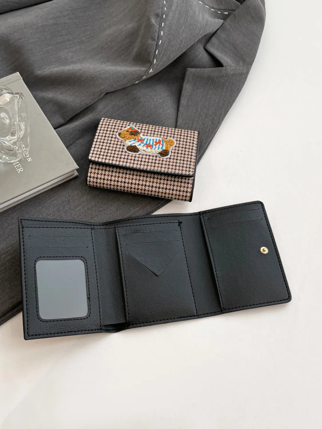 PU Leather Printed Wallet Easy Apparels