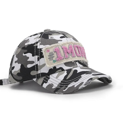 Letter Adjustable Cotton Baseball Cap Easy Apparels