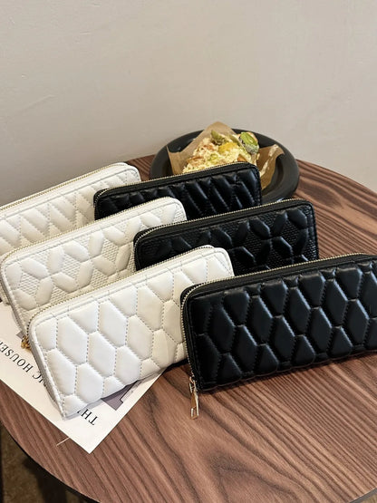 PU Leather Solid Color Wallet Easy Apparels
