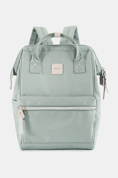 Himawari Water Resistant Canvas Backpack Bag with Side Pockets Gum Leaf One Size Easy Apparels