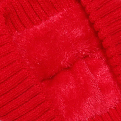 Cable Knit Winter Hat with Pompom Easy Apparels