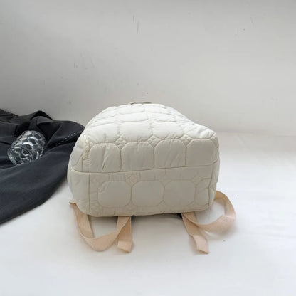Quilted Polyester Backpack Bag Easy Apparels
