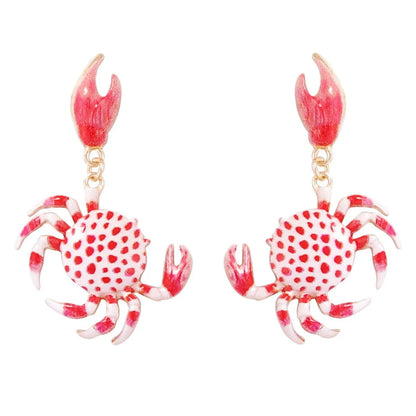 Alloy Crab-Shaped Earrings Easy Apparels