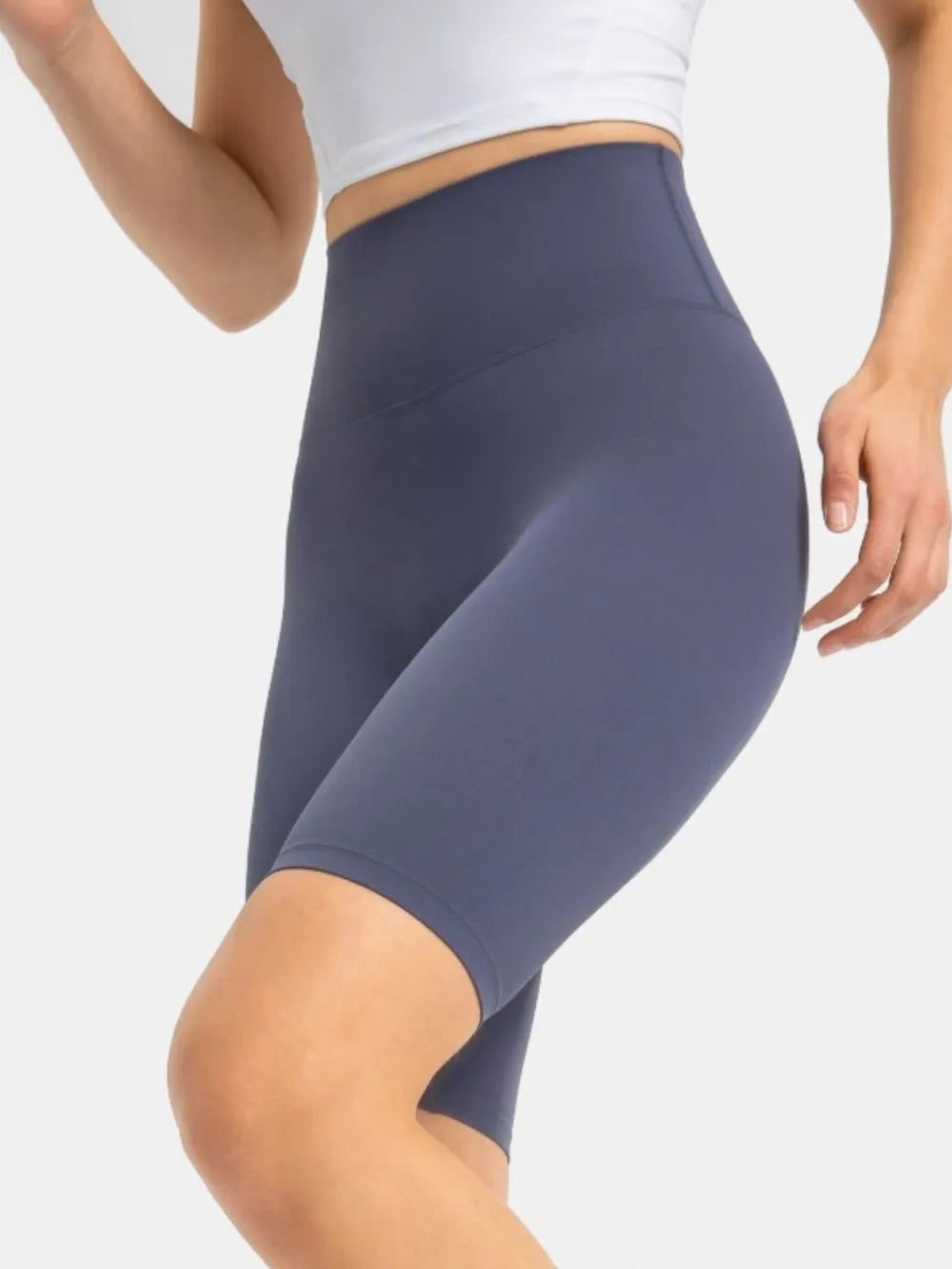 Millennia High Rise Wide Waistband Active Shorts Easy Apparels
