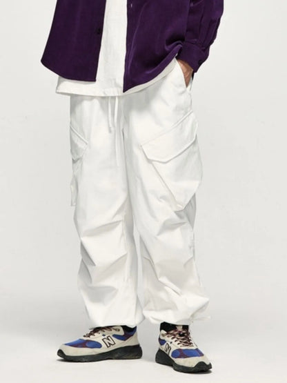 Men's Wide Leg Cargo Pants Easy Apparels