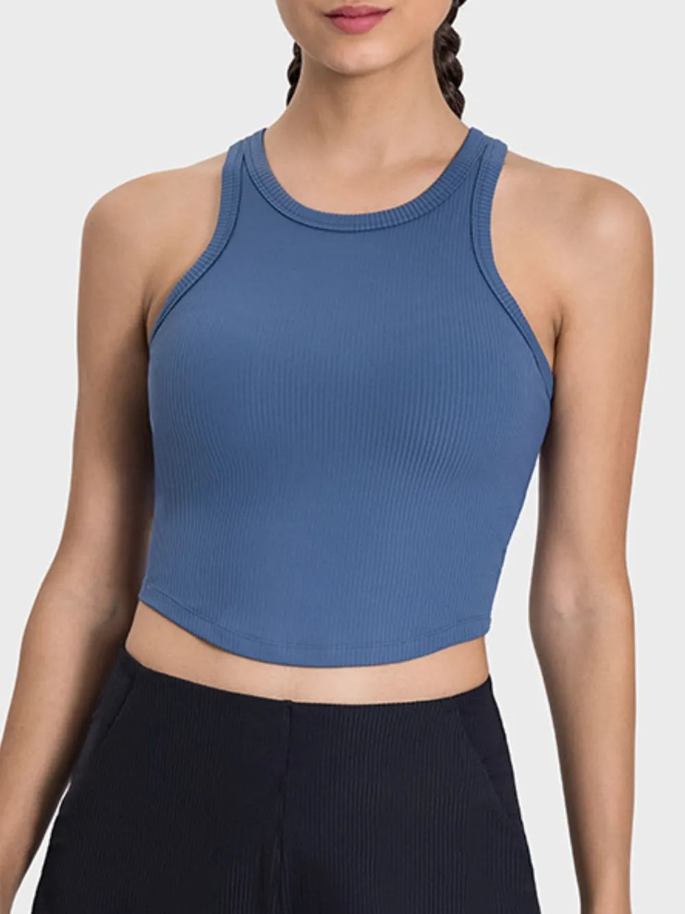 Millennia Round Neck Racerback Active Tank Easy Apparels