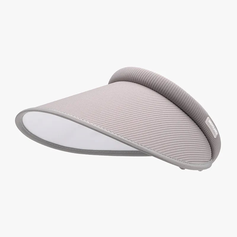 Wide Brim PVC Sun Hat Gray One Size Easy Apparels