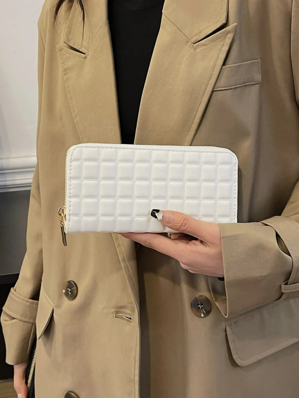 PU Leather Solid Color Wallet Easy Apparels