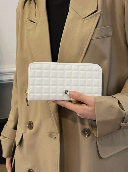 PU Leather Solid Color Wallet Easy Apparels