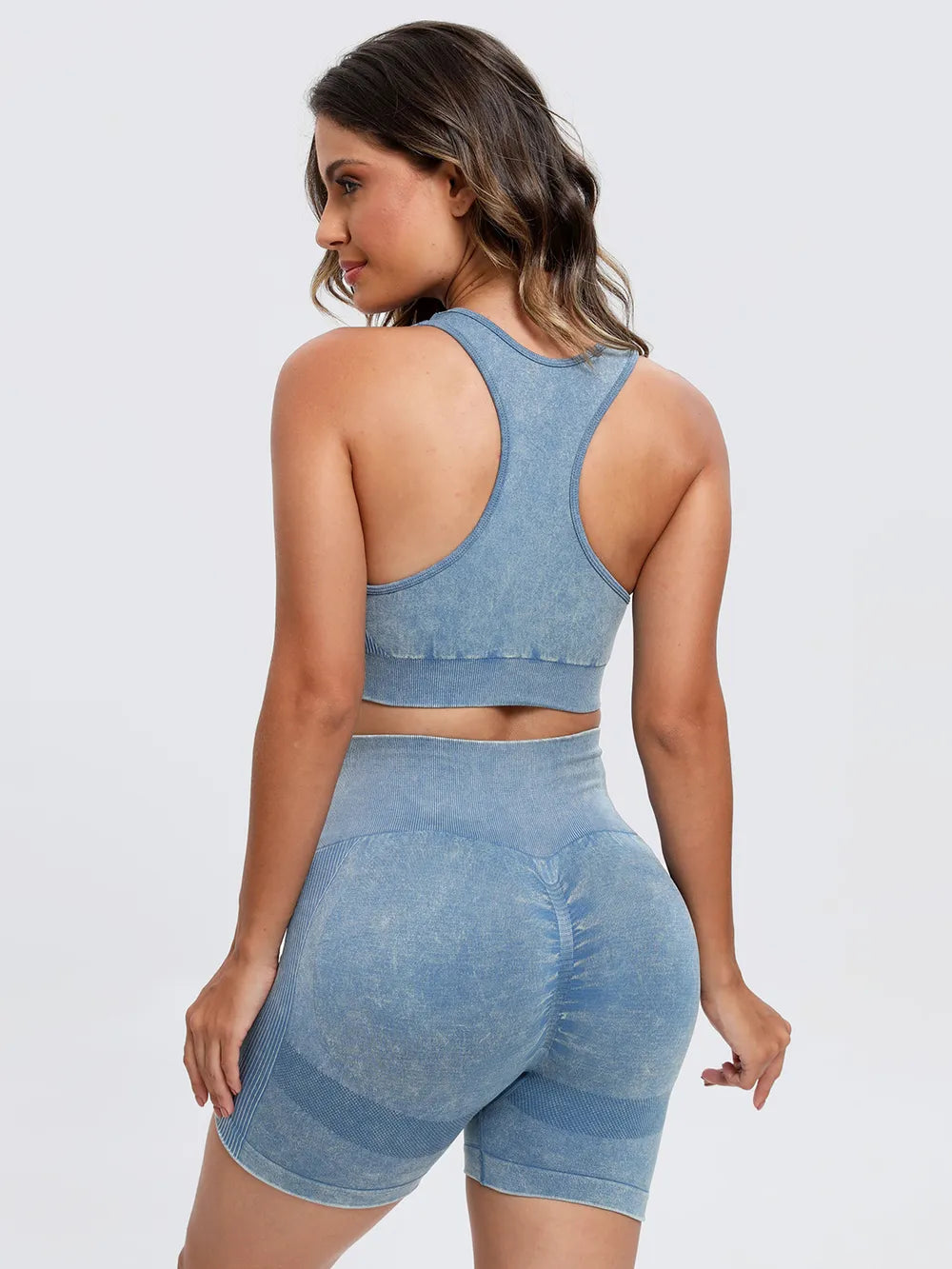Scoop Neck Wide Strap Top and Shorts Active Set Easy Apparels