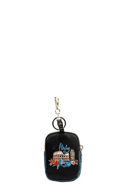 Nicole Lee USA Mini Coin Purse Keychain Easy Apparels