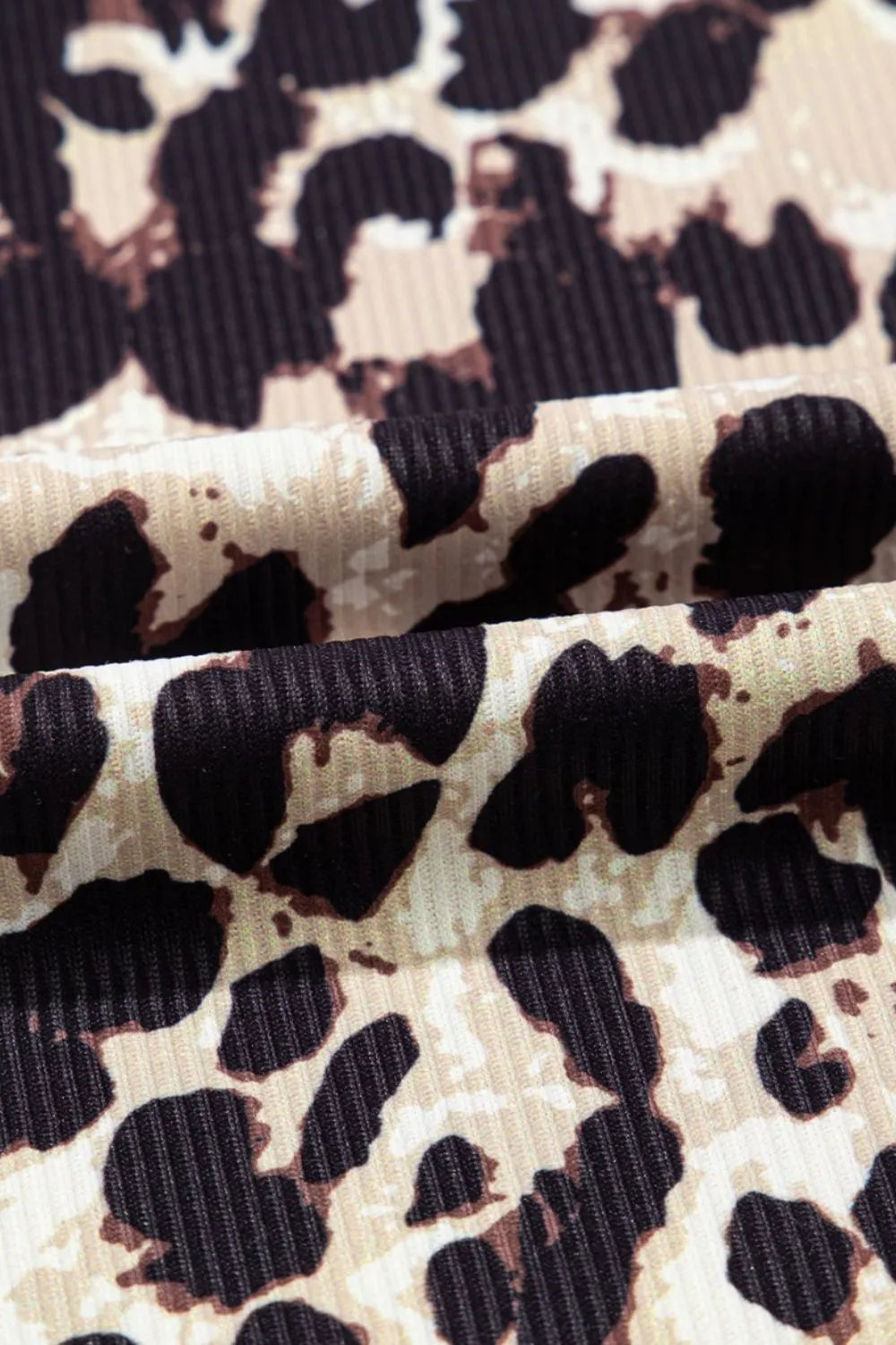 Trendsi Leopard Sleeveless Bodysuit
