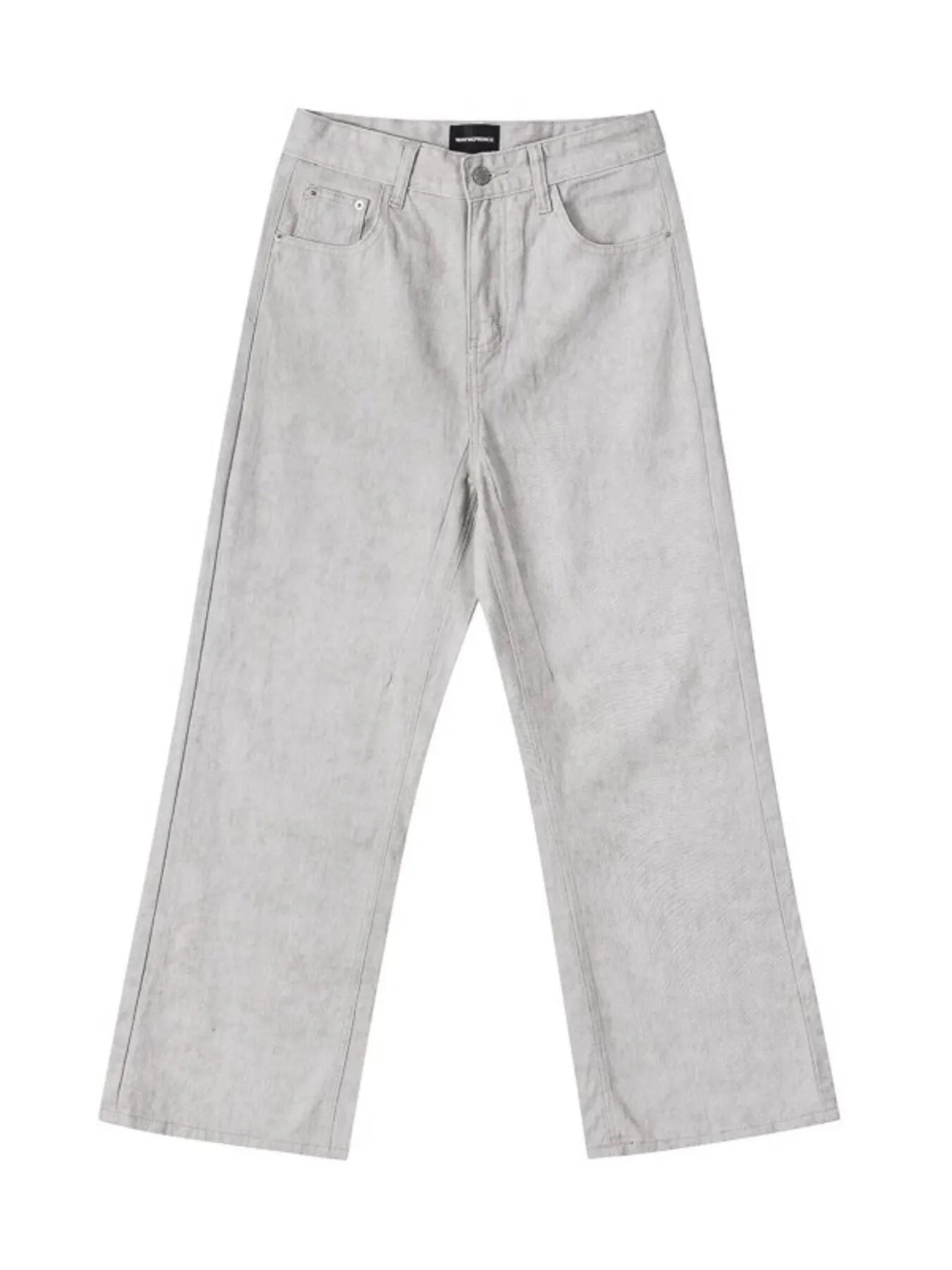Men's Full Size Washed Wide Leg Pants Plus Size Easy Apparels