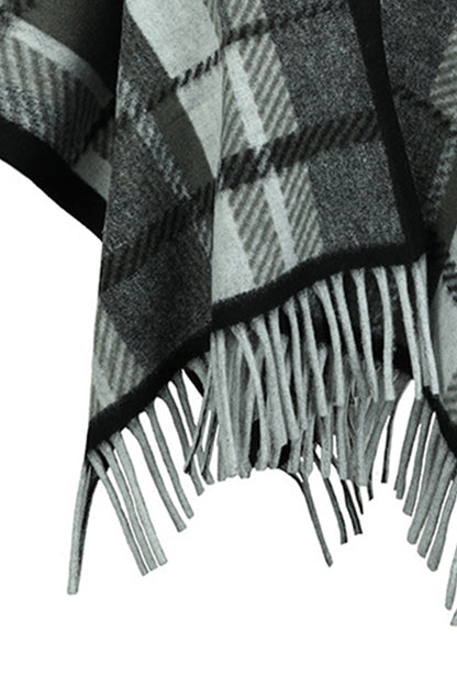 Cloak Sleeve Fringe Detail Poncho Easy Apparels
