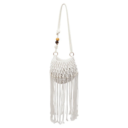 Fringe Net Shoulder Bag Easy Apparels
