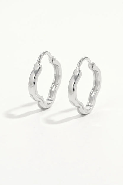 925 Sterling Silver Inlaid Zircon Earrings Easy Apparels
