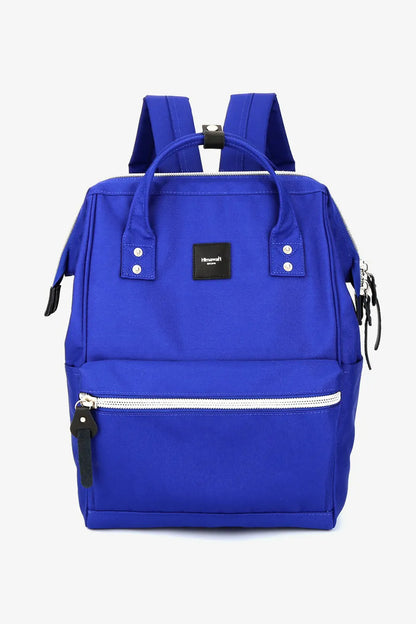 Himawari Water Resistant Canvas Backpack Bag with Side Pockets Royal Blue One Size Easy Apparels