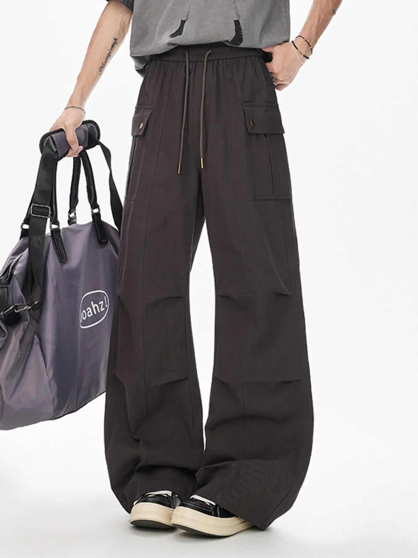 Men's Drawstring Cargo Pants Easy Apparels