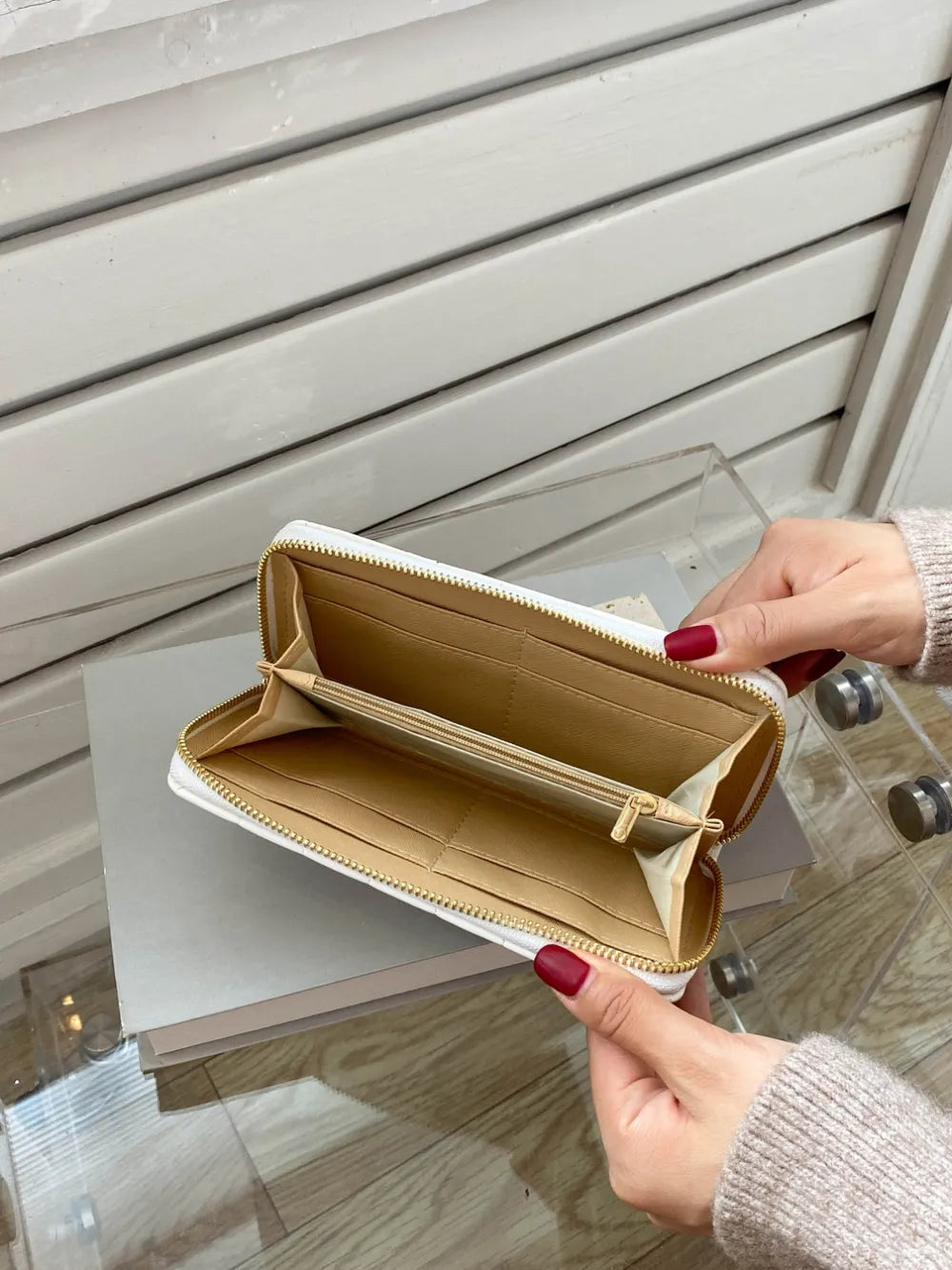 PU Leather Solid Color Wallet Easy Apparels