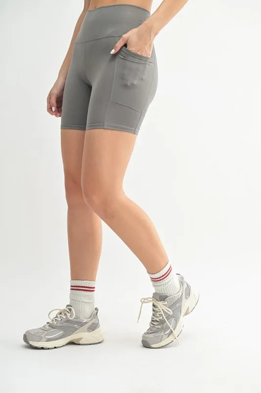 MONO B Venice Cloud Light Sculpt Biker Shorts Easy Apparels