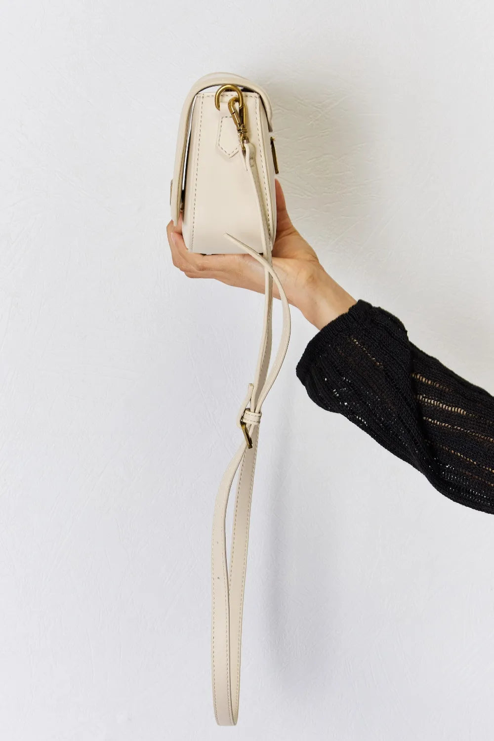 David Jones PU Leather Crossbody Bag Easy Apparels