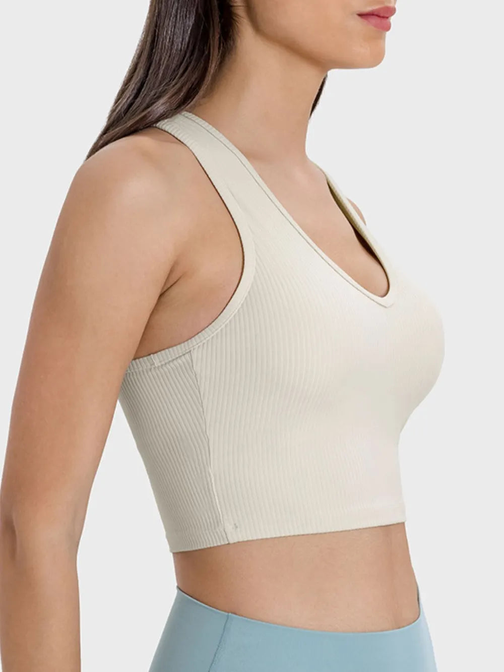 Millennia Scoop Neck Wide Strap Active Tank Easy Apparels