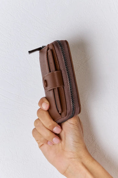 David Jones PU Leather Mini Wallet Easy Apparels