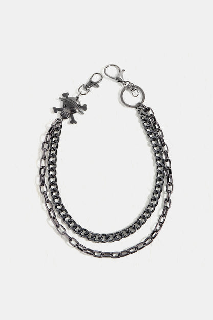 Treasure Point Shape Double Layer Alloy Belt Easy Apparels