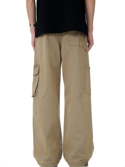 Men's Wide Leg Cargo Pants Easy Apparels