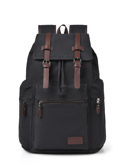 Canvas Backpack Bag with Buckle Straps Easy Apparels