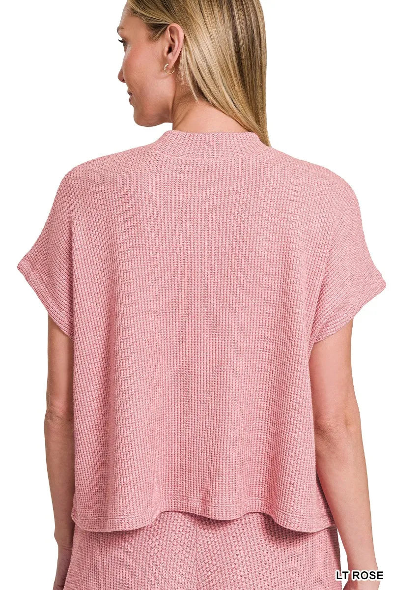 Zenana Sweater Boxy Top & Long Pants Set Easy Apparels