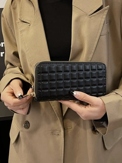 PU Leather Solid Color Wallet Easy Apparels