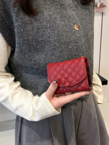 PU Leather Solid Color Wallet Easy Apparels