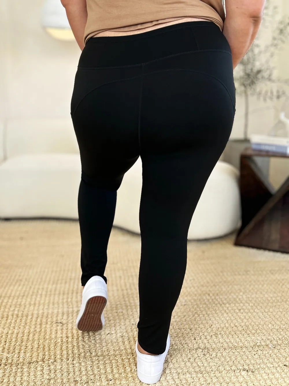 Wide Waistband Sports Leggings Easy Apparels