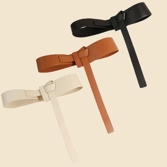 Knot Detail PU Belt Easy Apparels