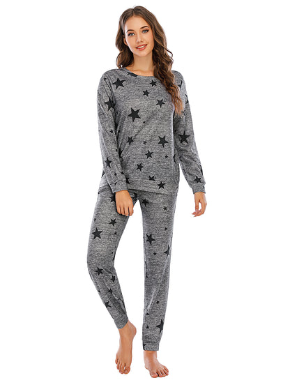 Star Top and Pants Lounge Set Easy Apparels