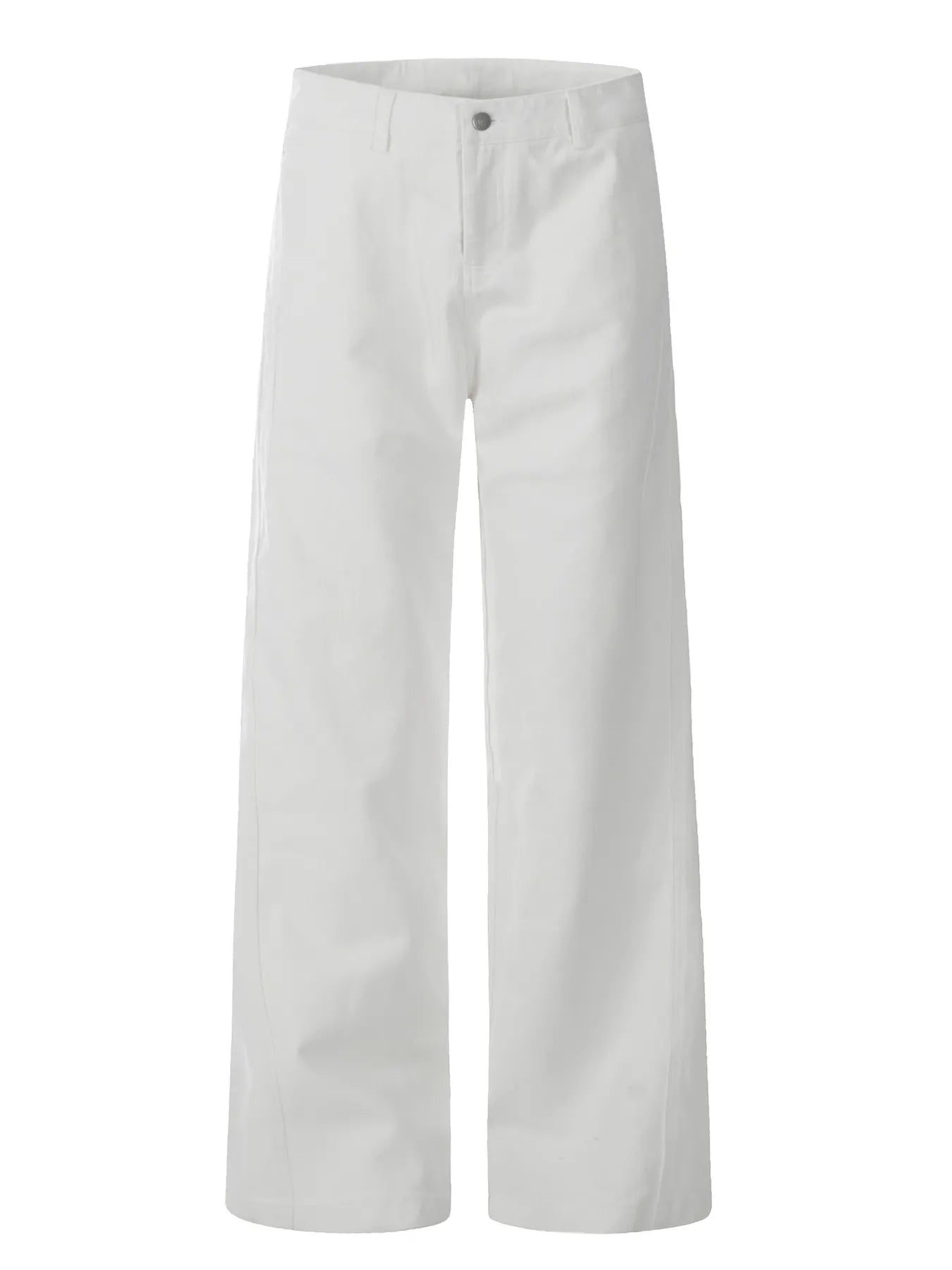 Men's Wide Leg Pants White Easy Apparels